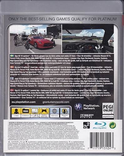 Gran Turismo 5 Prologue - Platinum - PS3 (B Grade) (Genbrug)